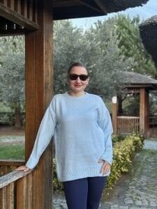 Bebe mavi Yumoş kazak