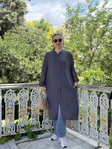 Çilek pamuk tensel Kap antrasit