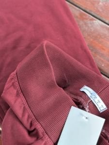 İspanyol paça bershka tayt bordo