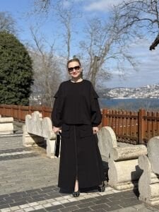 6003 Etekli tensel takım Siyah