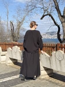 6003 Etekli tensel takım Siyah