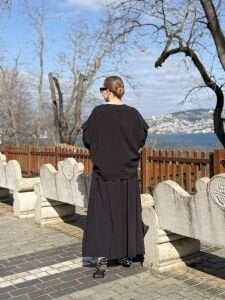 6003 Etekli tensel takım Siyah