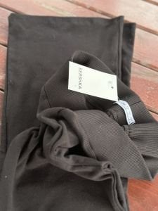 İspanyol paça bershka tayt siyah