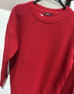 KIRMIZI Yumoş kazak