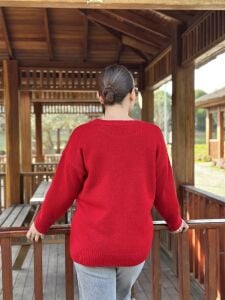 KIRMIZI Yumoş kazak