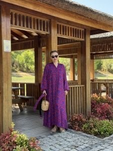 Sueno viskon Kemerli gömlek elbise