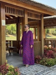 Sueno viskon Kemerli gömlek elbise