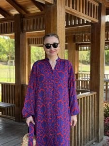 Sueno viskon Kemerli gömlek elbise