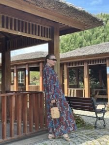 Begonya Viskon gömlek elbise kırmızı