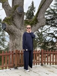 Pero palazzo takım Lacivert