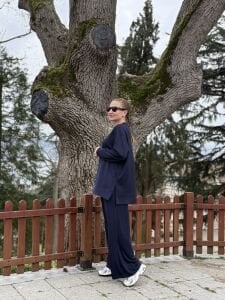 Pero palazzo takım Lacivert