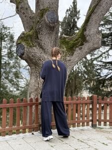 Pero palazzo takım Lacivert