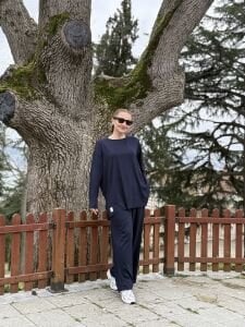 Pero palazzo takım Lacivert