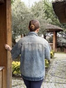 Orjinal vintage kot gömlek