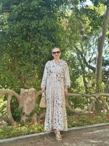 Garden Modal tensel elbise katleya