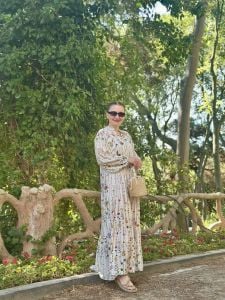 Garden Modal tensel elbise katleya