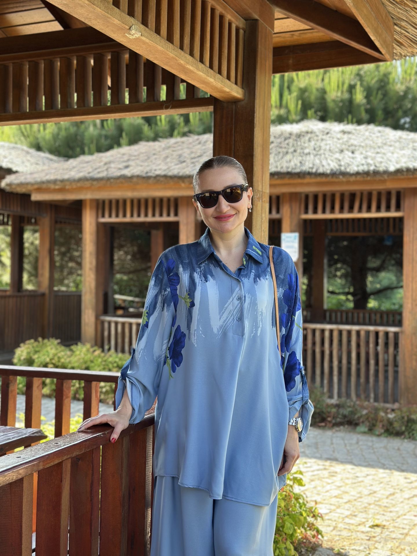Lilyum Viskon Takım mavi