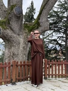 Flamenko ipek oysho etek Takım kahve