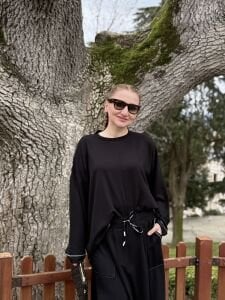 Flamenko ipek oysho etek Takım siyah