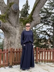 Flamenko ipek oysho etek Takım Lacivert