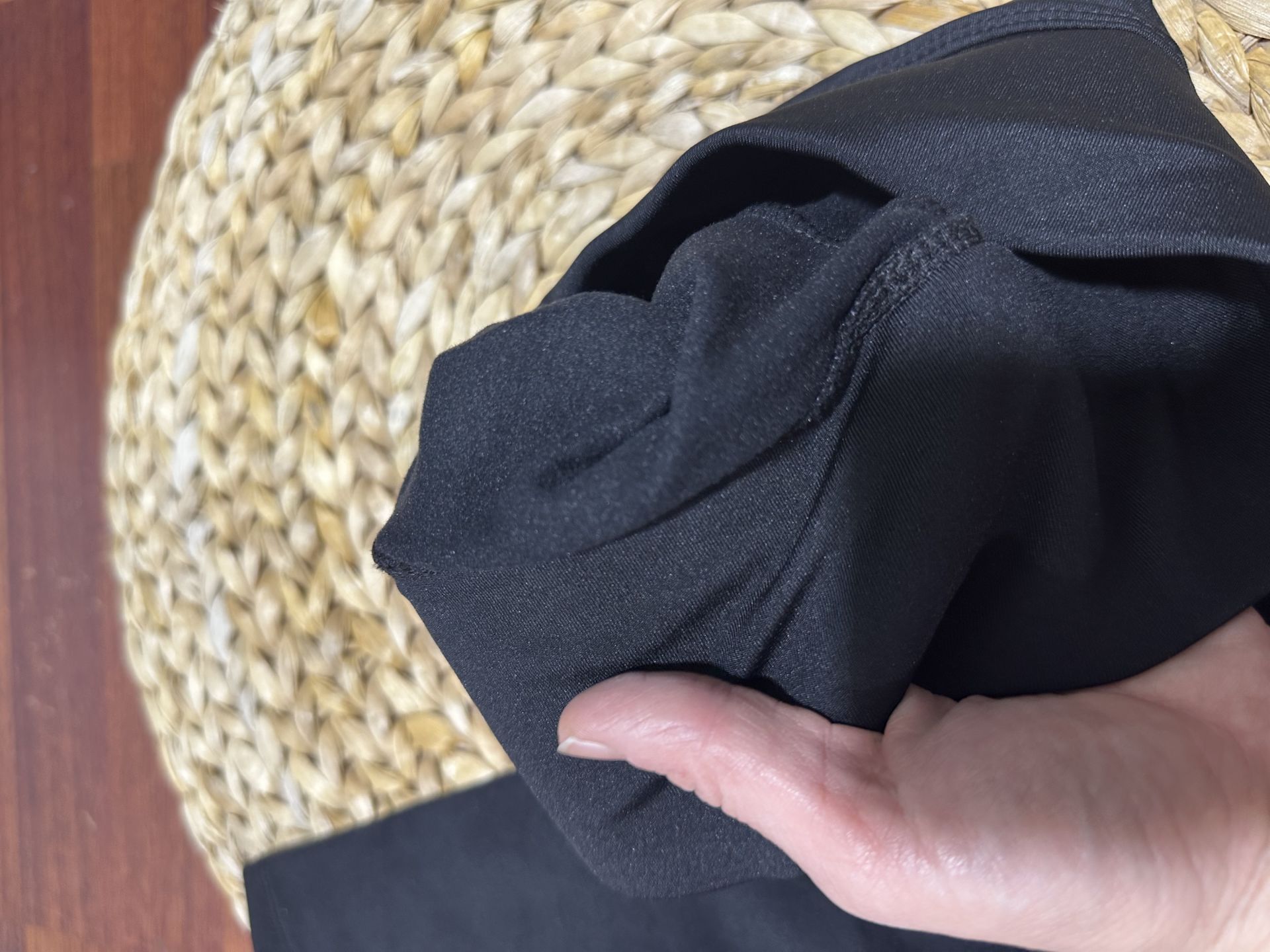 Siyah içi polar tayt