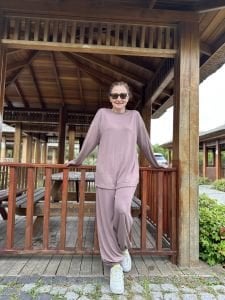 Paçası lastiklİ takım Vizon 4572