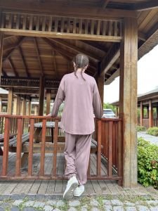 Paçası lastiklİ takım Vizon 4572