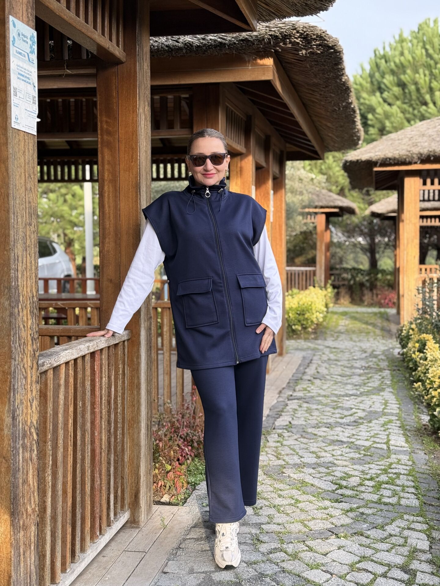 Yelek içi polar Seli takım Lacivert