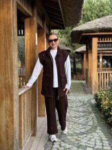 Yelek içi polar Seli Takım Kahve