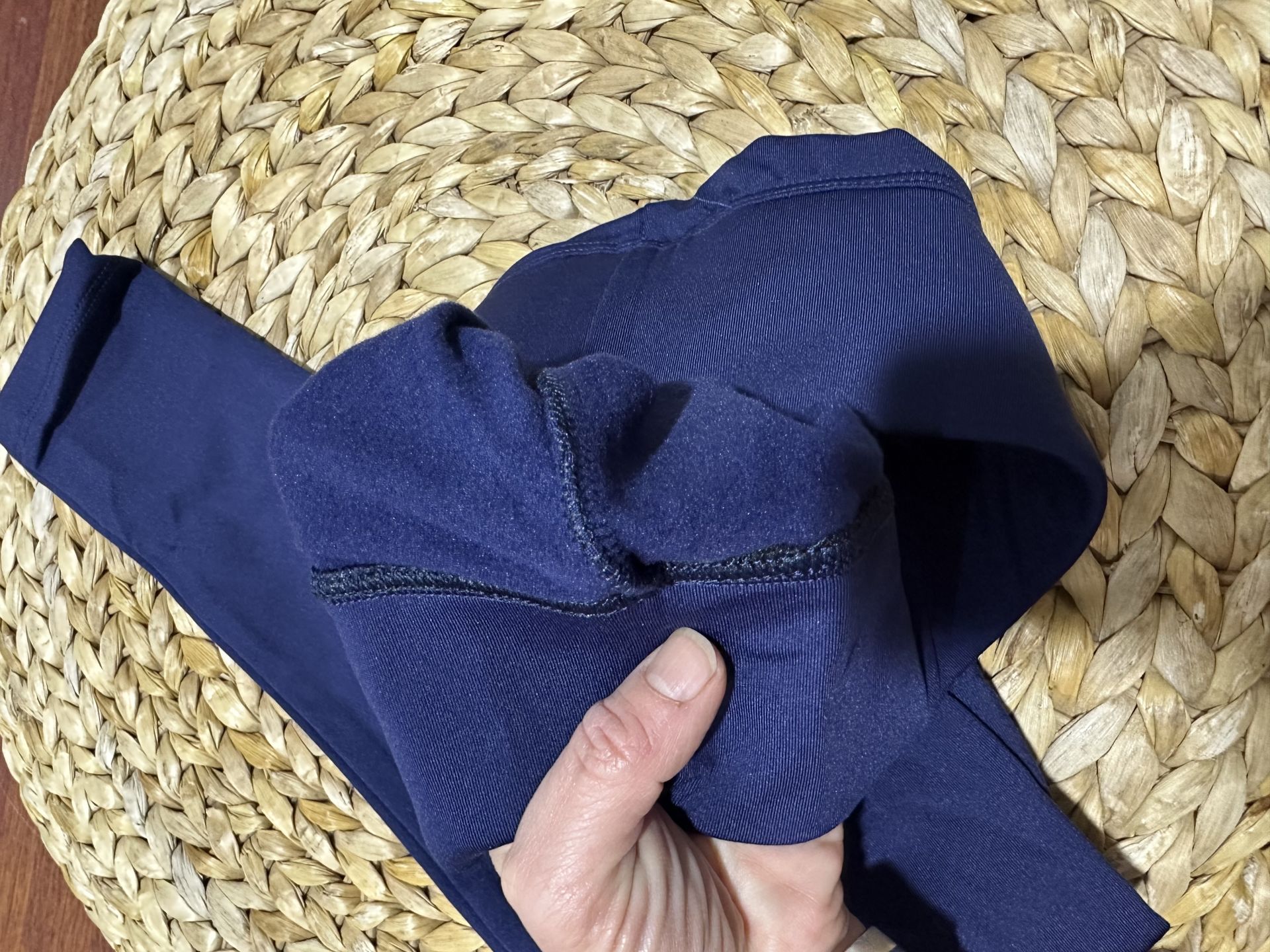 Lacivert içi polar tayt