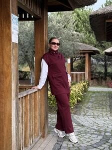 Yelek Seli Takım Bordo