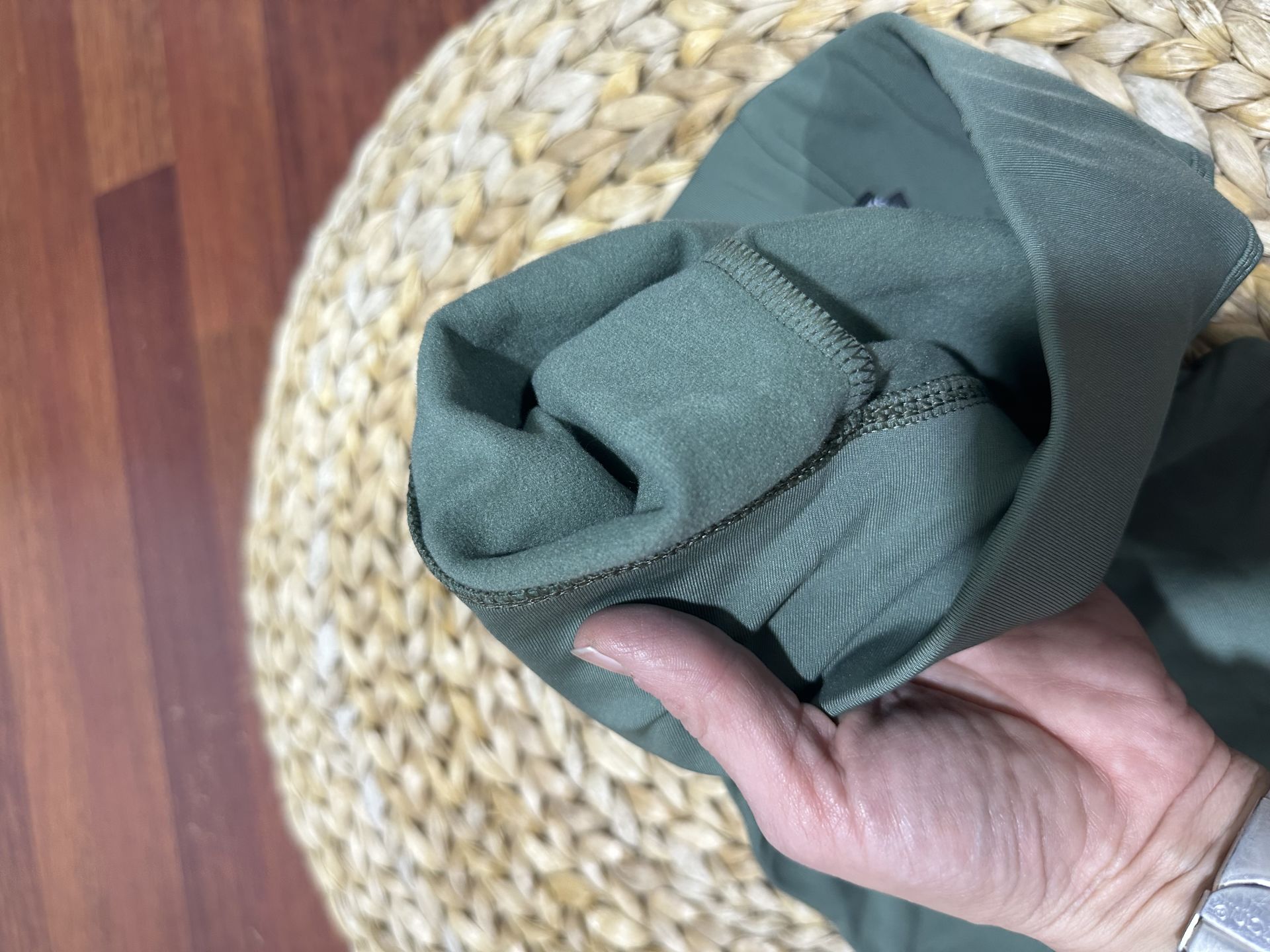 Haki içi polar tayt