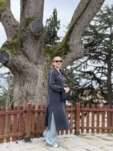 A.akay Tasarım Kupra Trençkot Antrasit