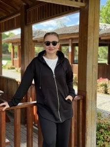 2263 Oysho takım fermuarlı Siyah