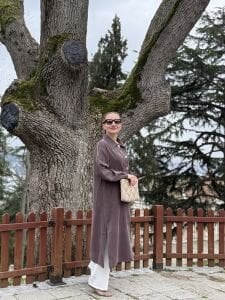 A.akay Tasarım Kupra Trençkot Kahve