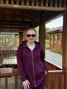 2263 Oysho takım fermuarlı Mürdüm