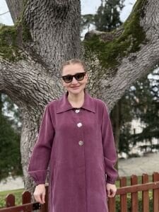 A.akay Tasarım Kupra Trençkot Mürdüm