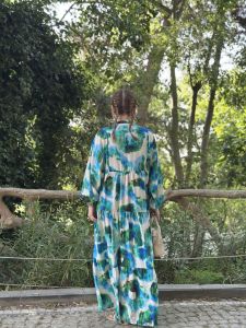 Modal gülse katleya elbise