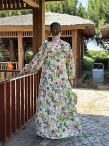 Pırıl modal tensel katleya elbise