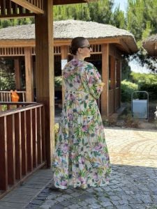 Pırıl modal tensel katleya elbise