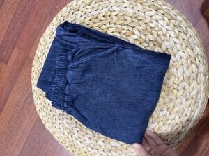 A.Akay paça detaylı pantolon indigo