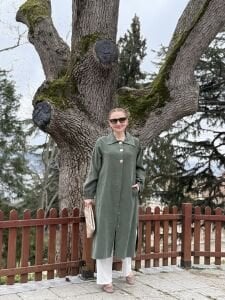 A.akay Tasarım Kupra Trençkot Mint