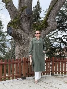 A.akay Tasarım Kupra Trençkot Mint