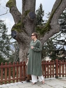 A.akay Tasarım Kupra Trençkot Mint