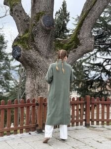 A.akay Tasarım Kupra Trençkot Mint