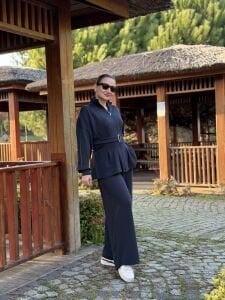 Kemerli Oysho Takım Antrasit