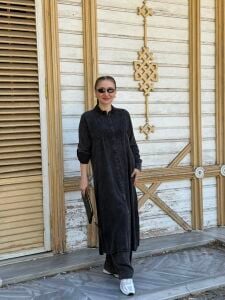 A.akay Premium Pamuk DORA Takım 6130 2 Beden - SİYAH