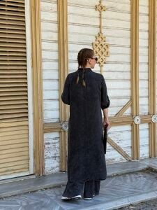 A.akay Premium Pamuk DORA Takım 6130 3 Beden - SİYAH