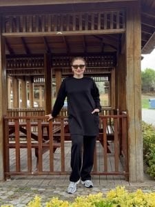 2258 Çift cepli Oysho takım Siyah