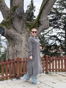 A.akay Tasarım Kupra Trençkot Gri